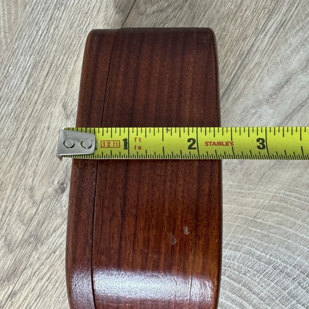Wooden APPLE with CUTE WORM Puzzle‎  Jewelry Trinket Box Gift Teacher Unique